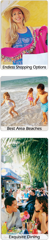 Endless Shopping, Restaurants and the best area beaches in Sarasota and Bradenton Florida